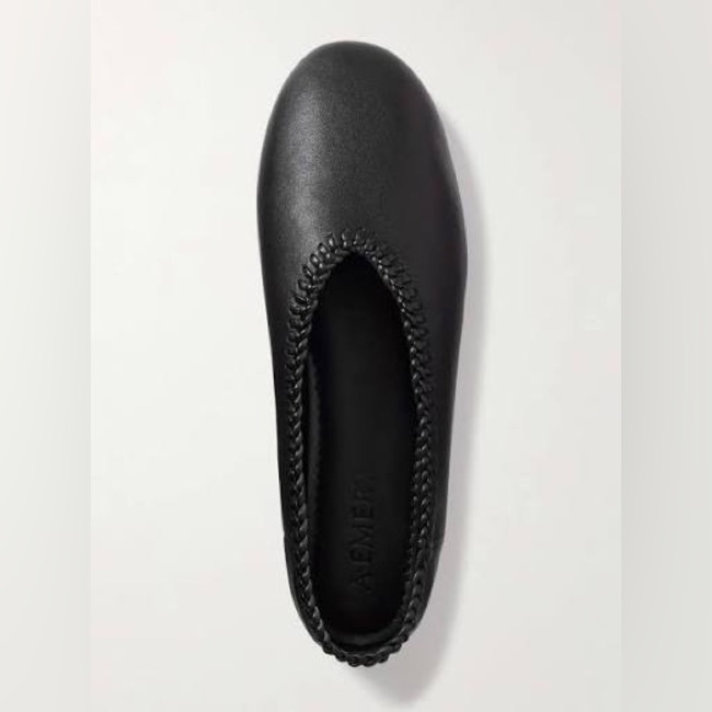 A.Emery Black Park Braided Ballet Flats like Jil sander